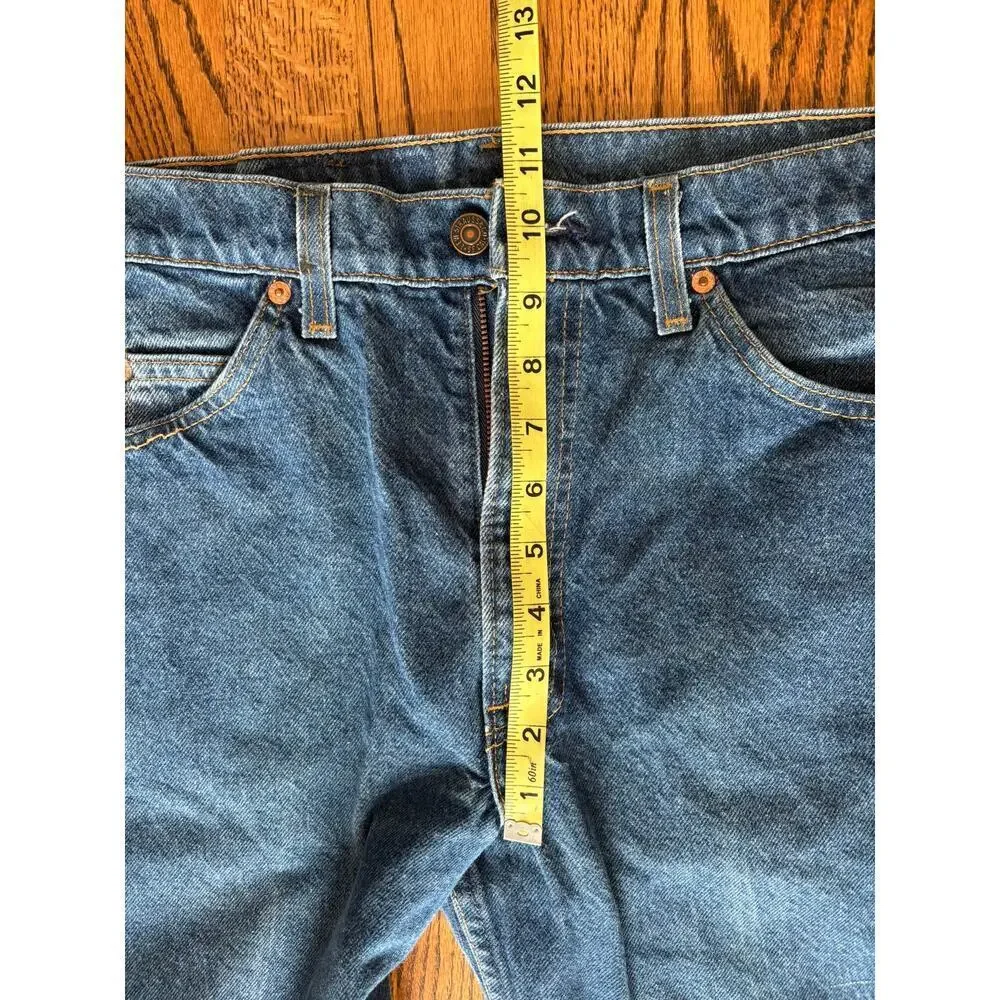 VTG 90s Levi’s 517 Orange Tab Jeans 33x33 USA Made Bootcut Denim 40517-0215